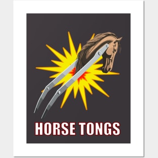 Horse Tongs (military grade, dark) Posters and Art